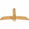 Ekena Millwork Bellingham Rough Sawn Timber Gable Bracket, Western Red Cedar, 60"W x 35"H x 4"D x 6"F, 14/12 Pitch GBW060X35X0406BEL00RWR - alternate 2